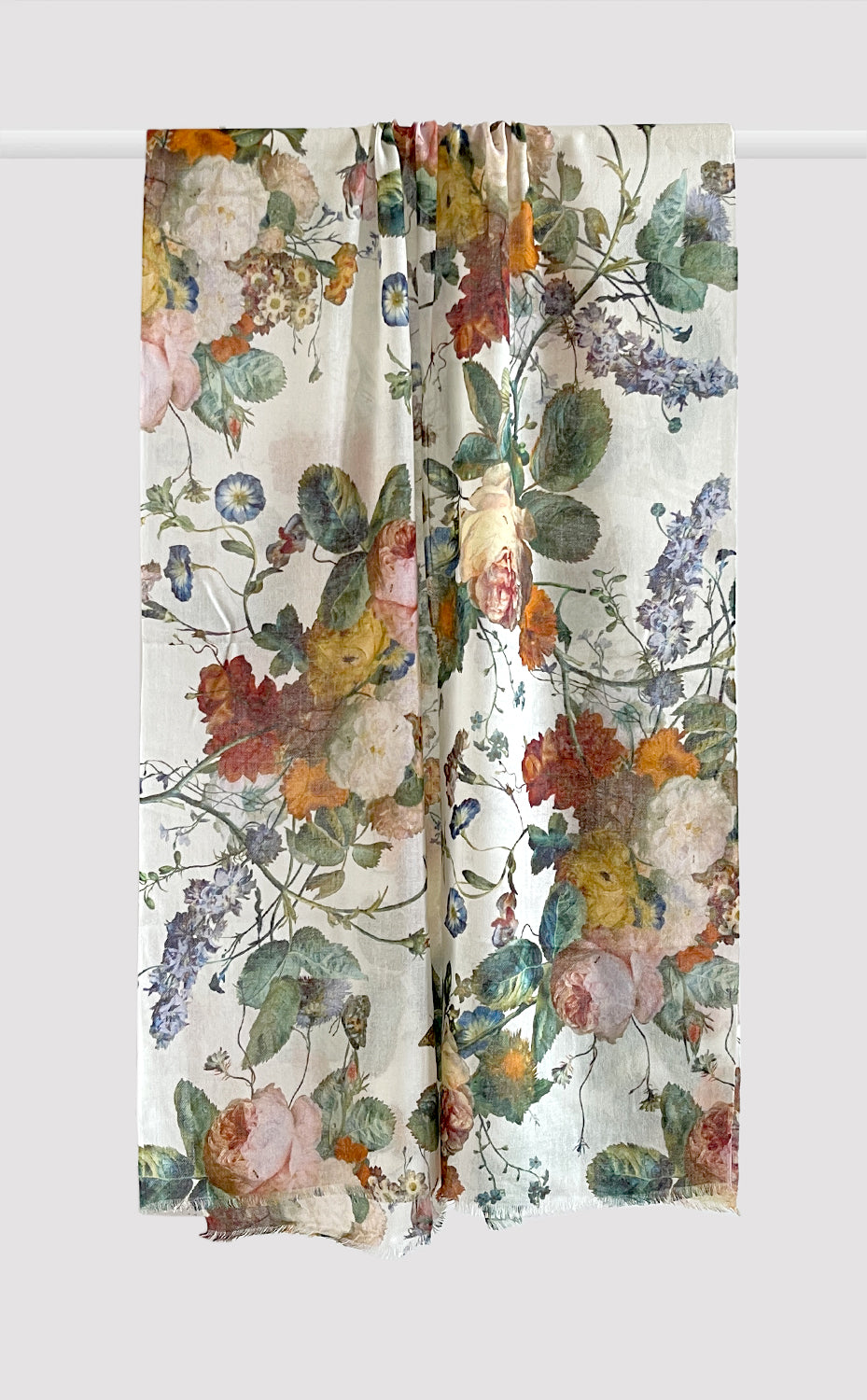 Fall Bloom Cashmere Printed Stole