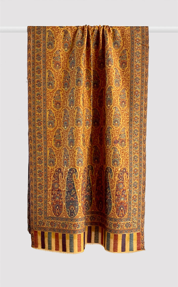 Mustard Kani Kashmiri Gift Set