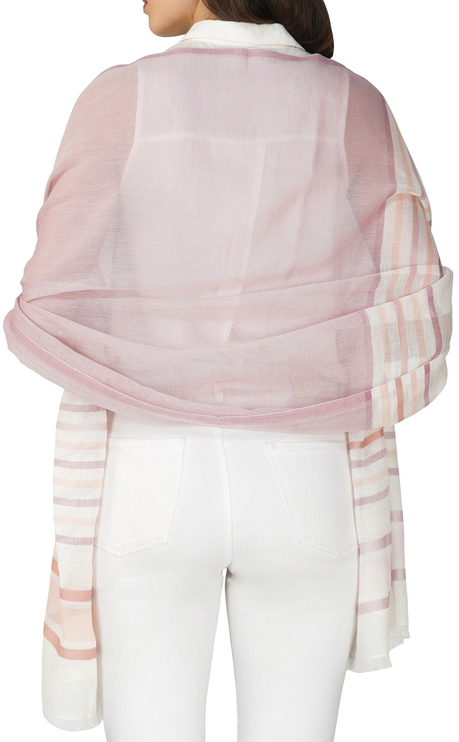 Mulberry Cotton Linen Stole