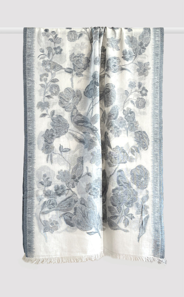 Greybird Flower Stole