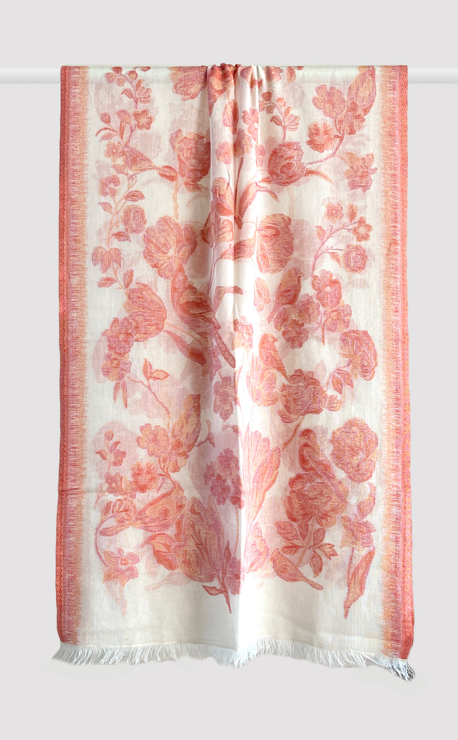 Peach-Blossom Flower Stole