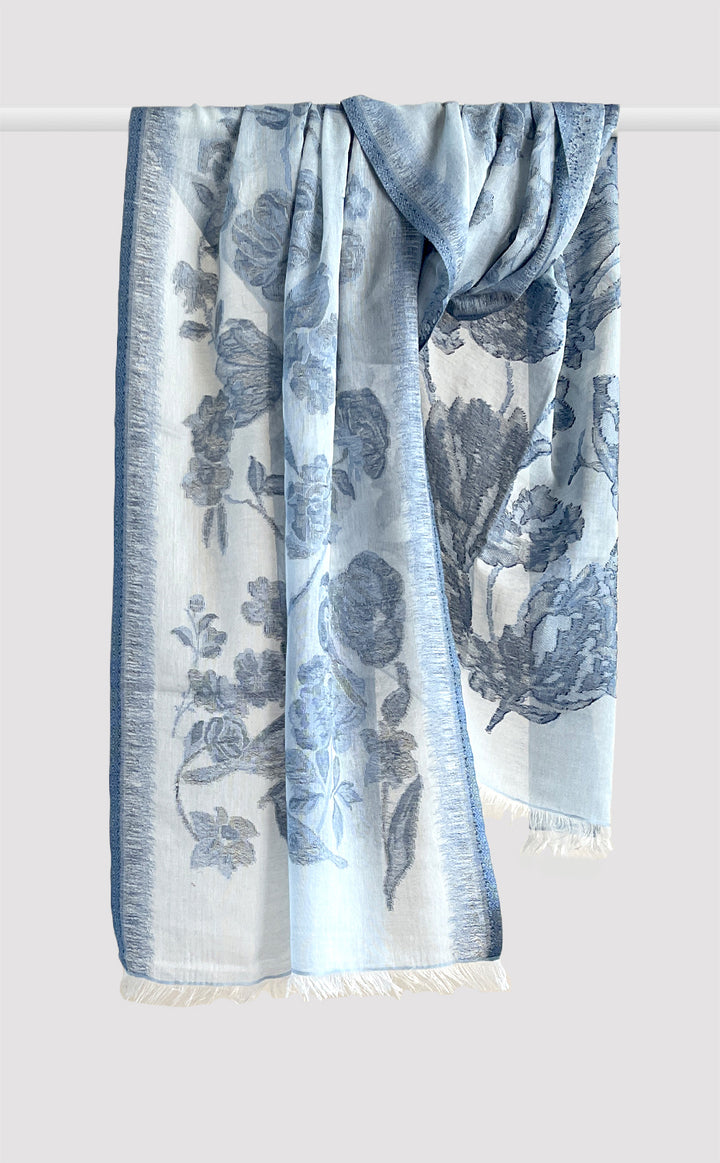 Bluebird Flower Stole