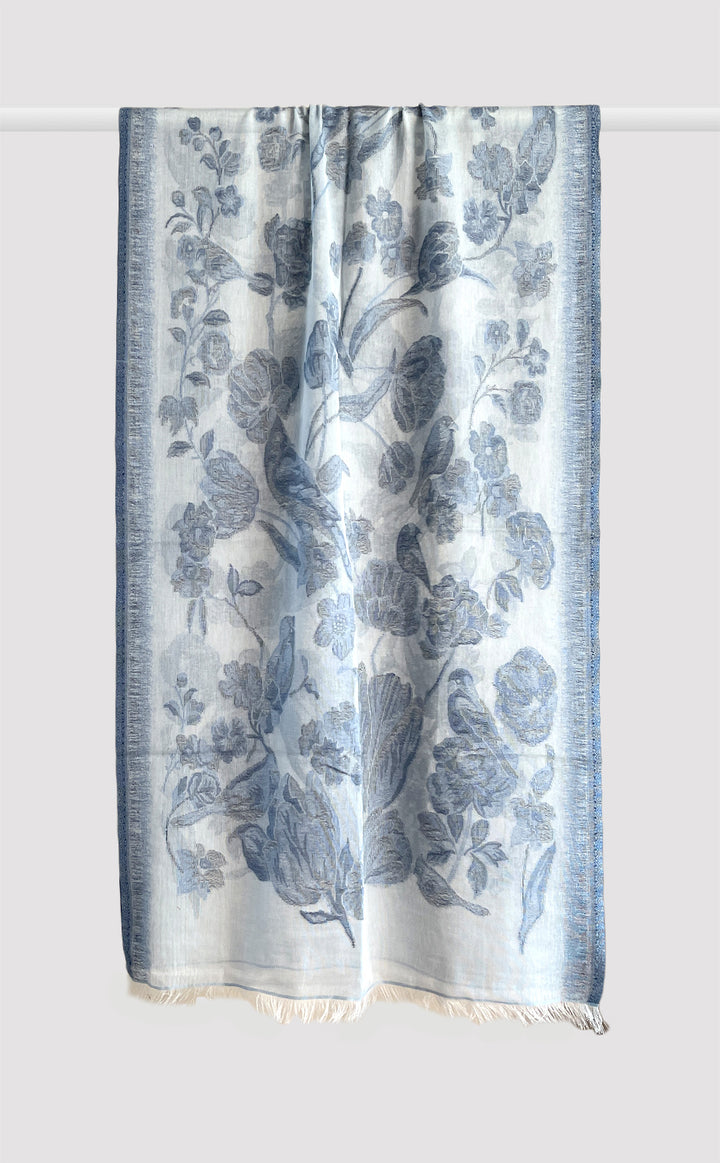 Bluebird Flower Stole