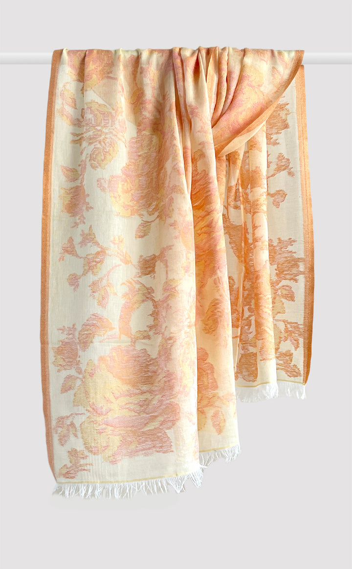 Pale Yellow Flower Stole