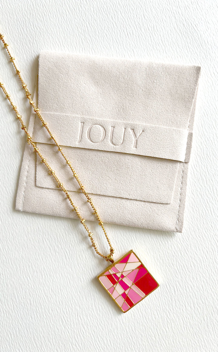 Blush Jouy Pendant