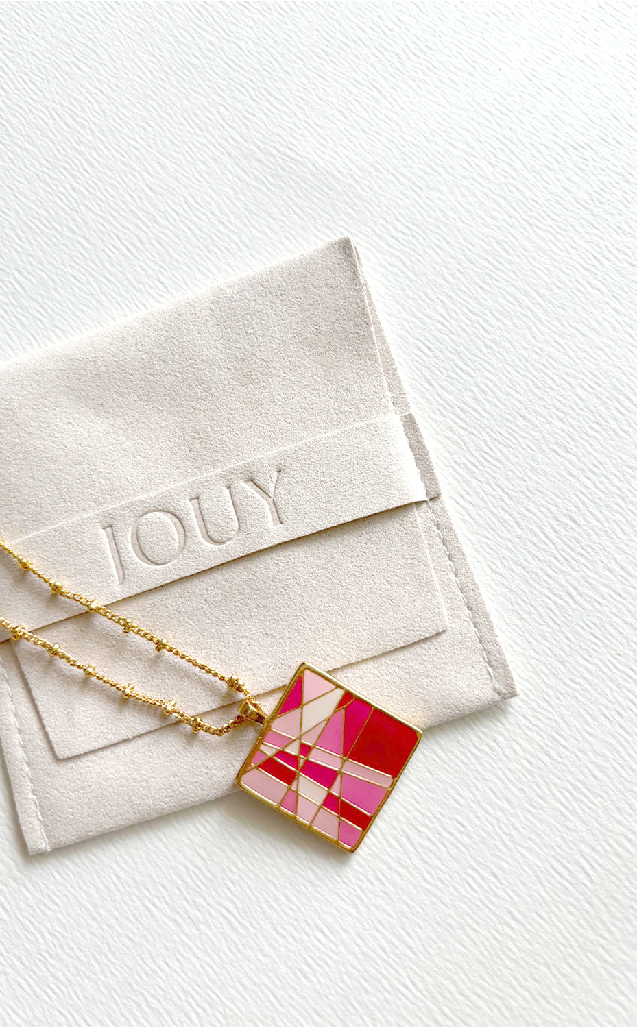 Blush Jouy Pendant