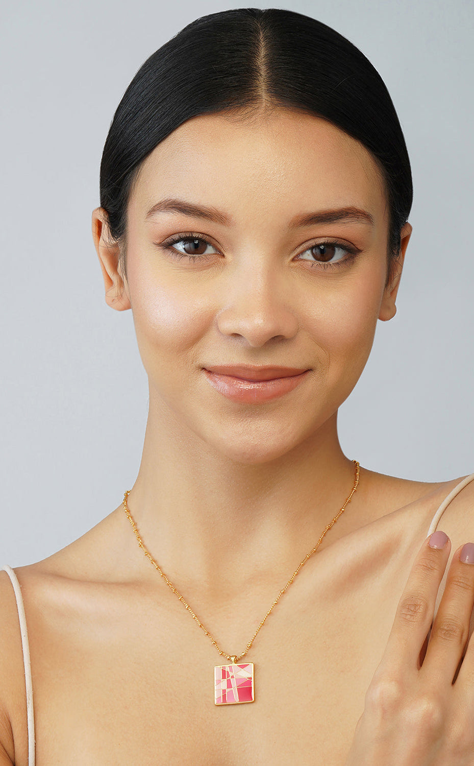 Blush Jouy Pendant