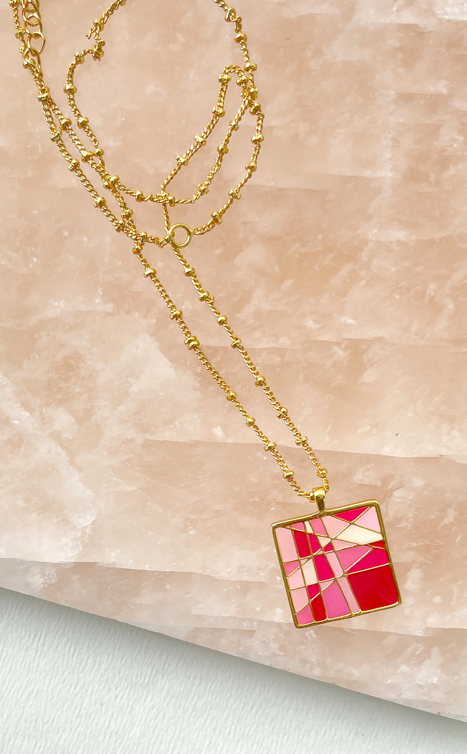 Blush Jouy Pendant