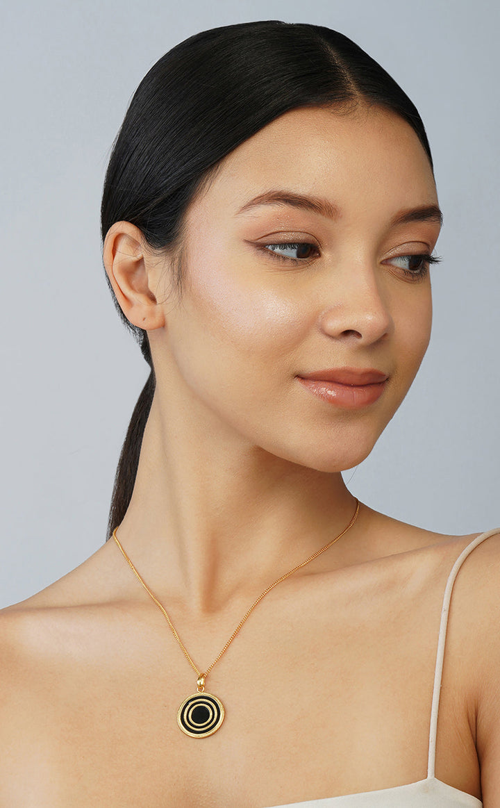 Black Chakra Pendant