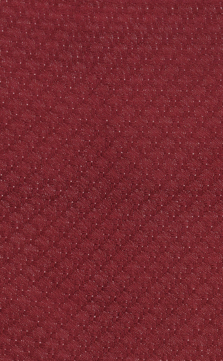 Maroon Woven Muffler