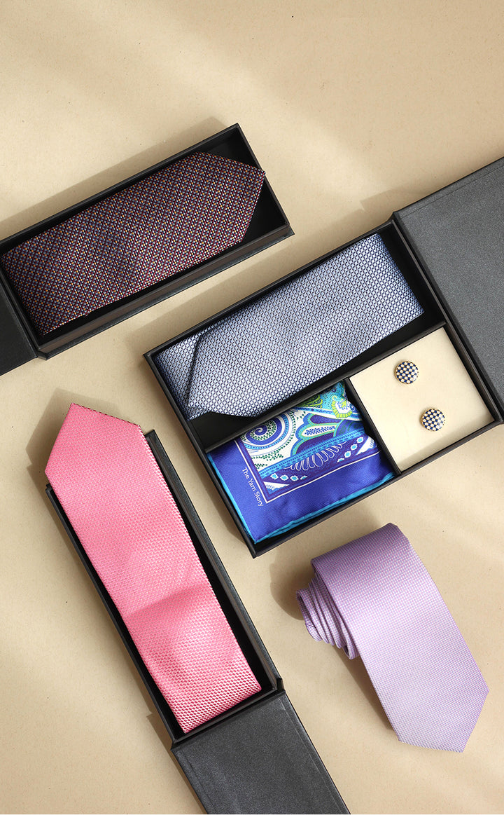 Royal Blue Tie Set for Him