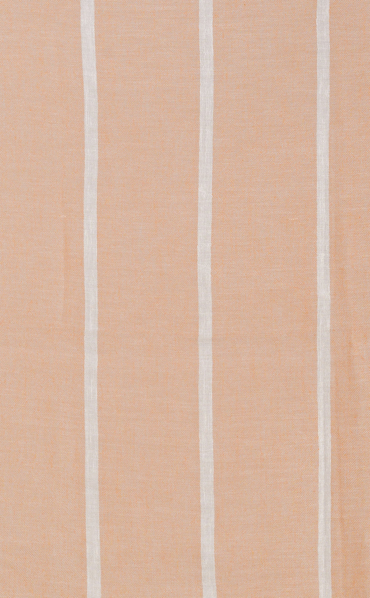 Apricot Rust Cotton Linen Stole