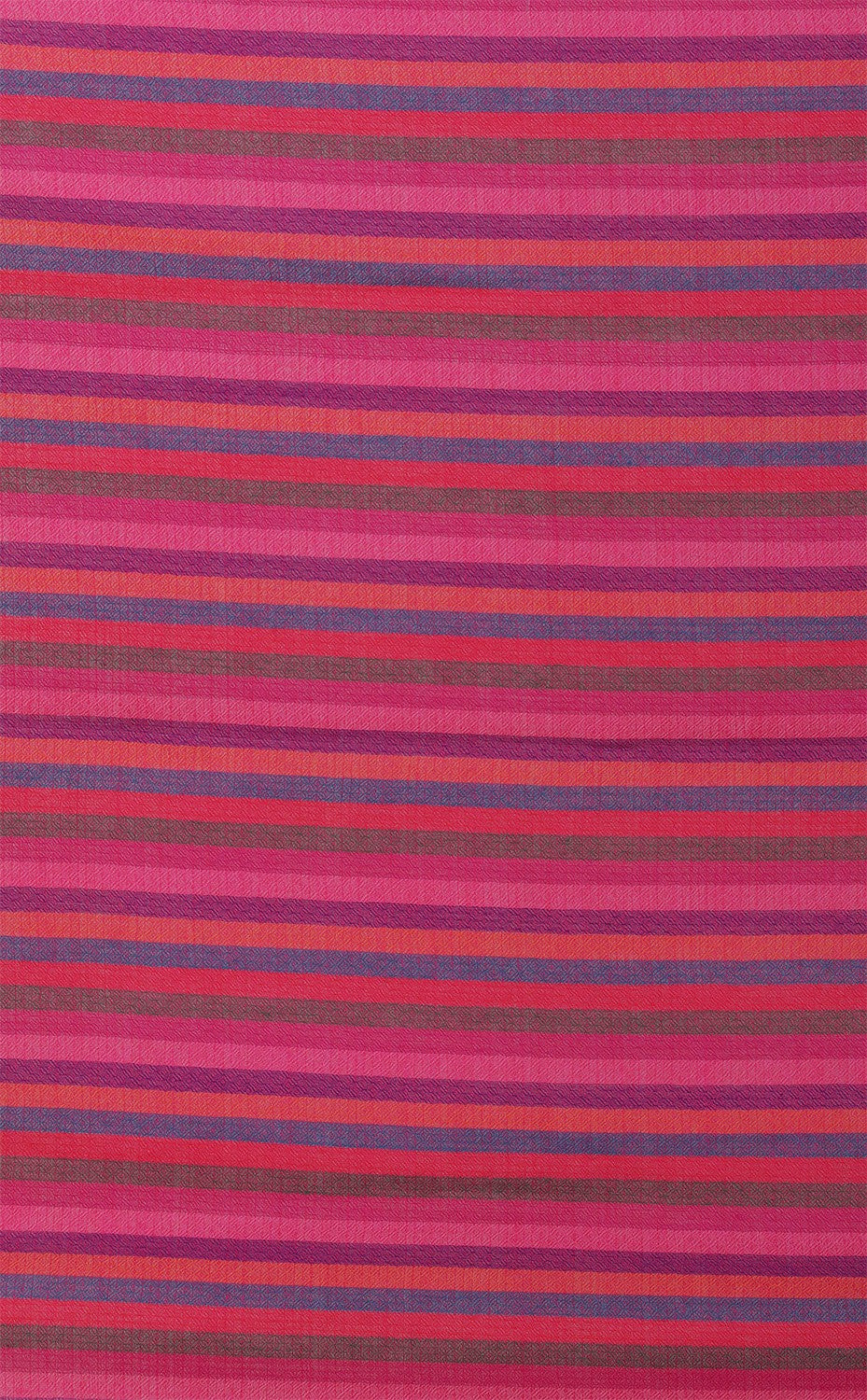 Raspberry Stripe Wool Wrap