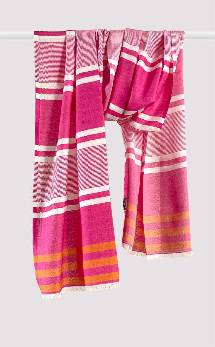Pink Punch Cotton Stripes