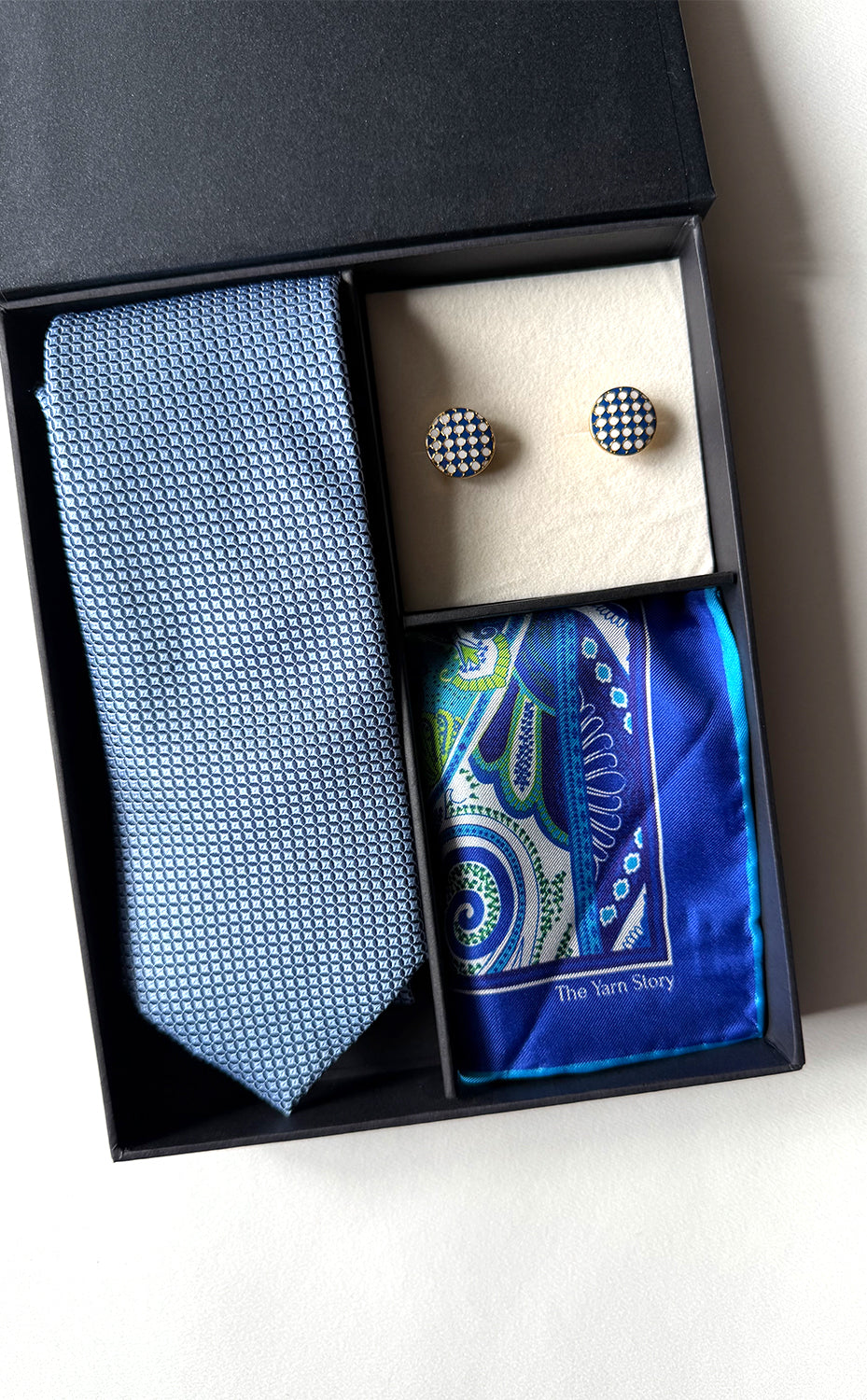 Royal Blue Tie Set for Him