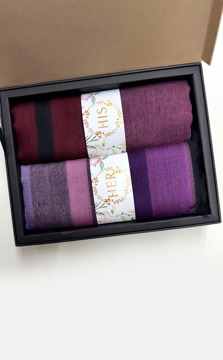 Berry Plum His and Her Set