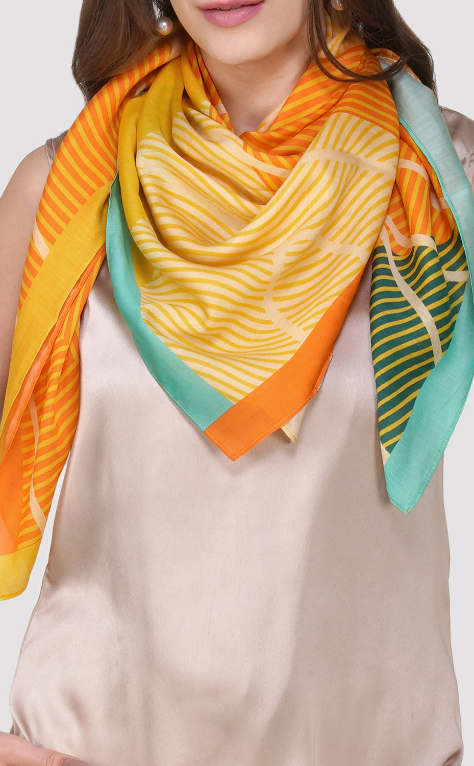 Cadmium Contour Scarf