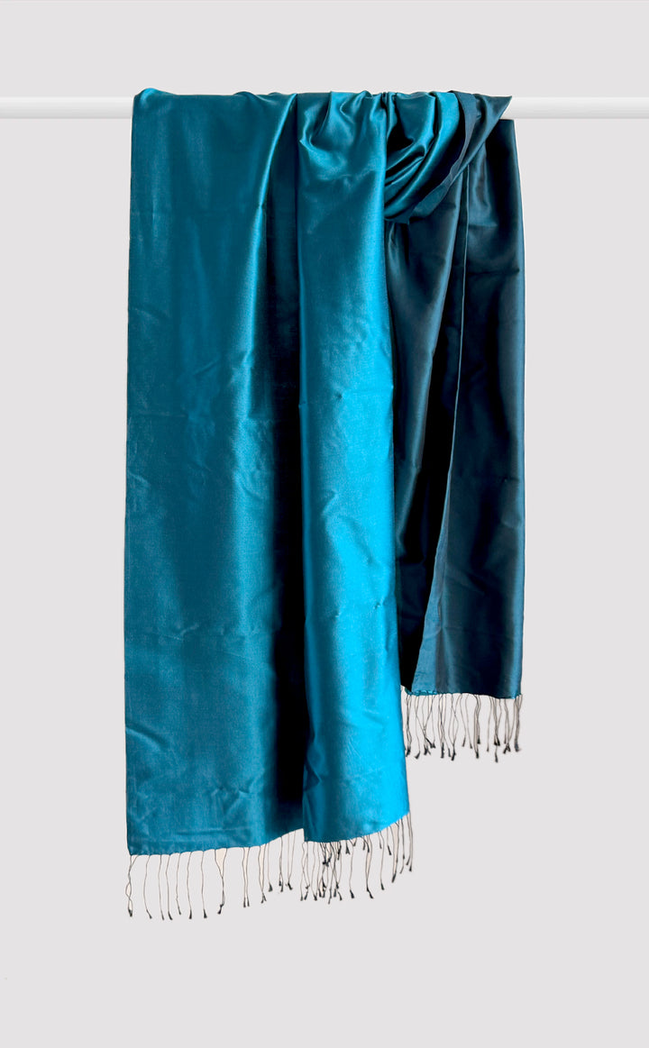 Lagoon Gleam Silk Stole