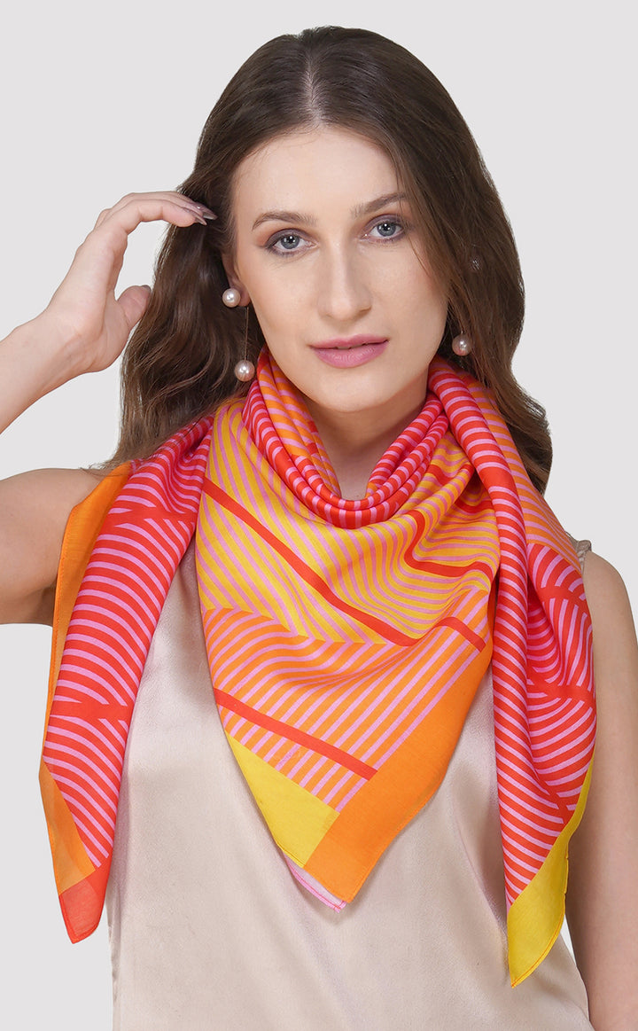 Tangerine Contour Scarf