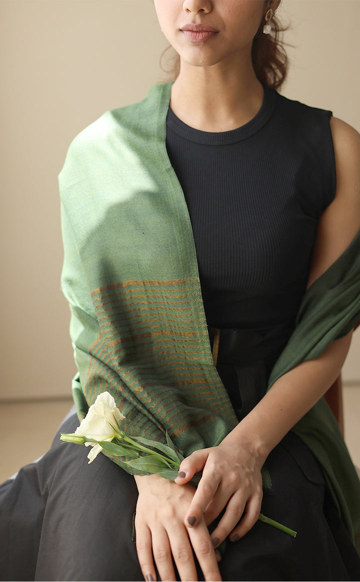 Terra Zari Stripe Stole
