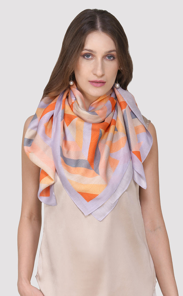 Pastel Chevron Scarf