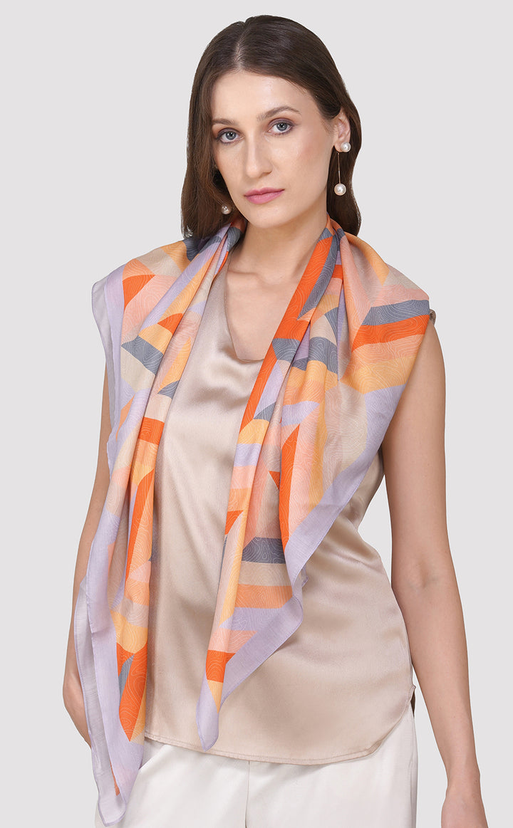 Pastel Chevron Scarf