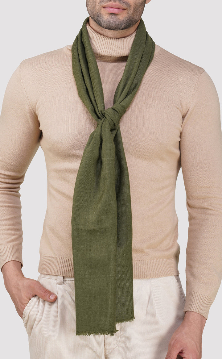 Olive Twill Muffler