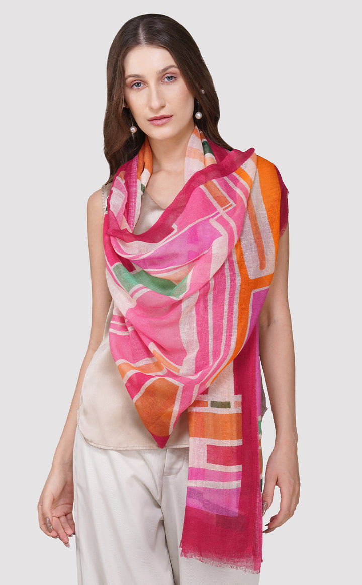 Paros Linen Modal Stole