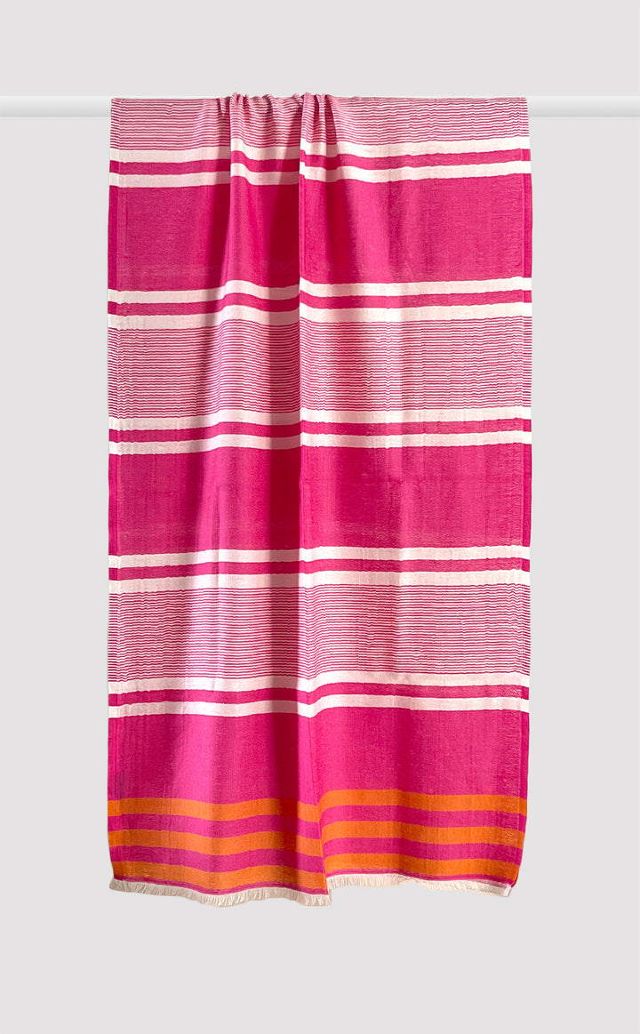 Pink Punch Cotton Stripes
