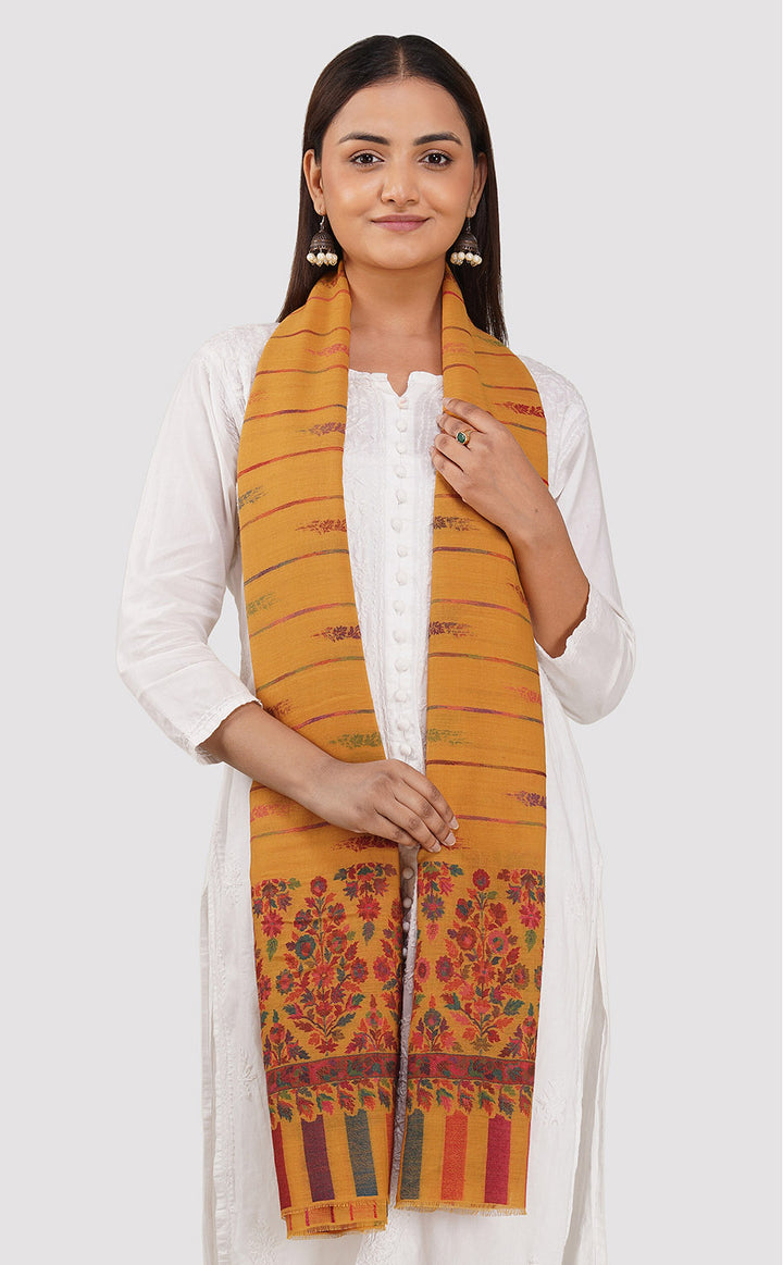 Dandelion Ikat Floral Kani Shawl