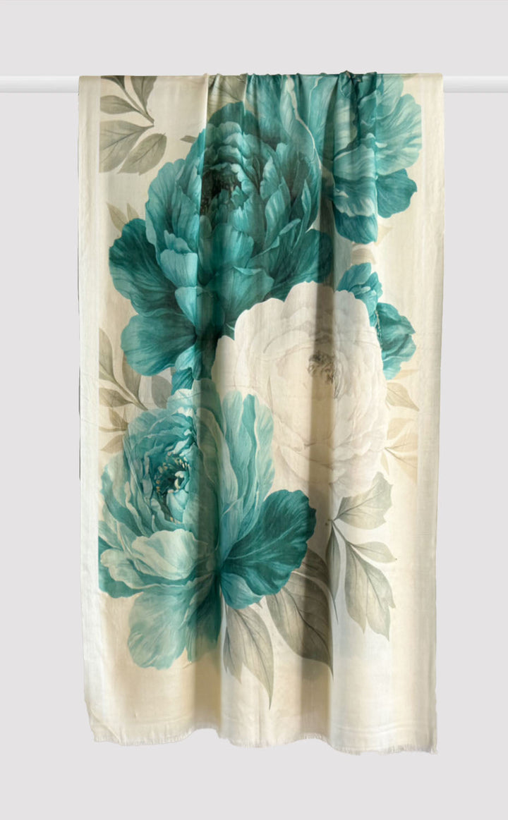 Peridote Garden Silk Stole