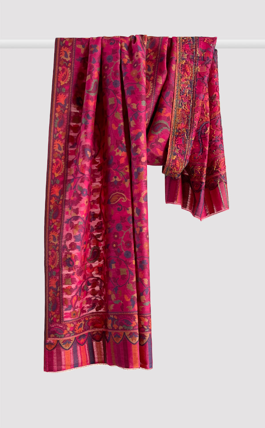 Rani Pink Full Kani Stole