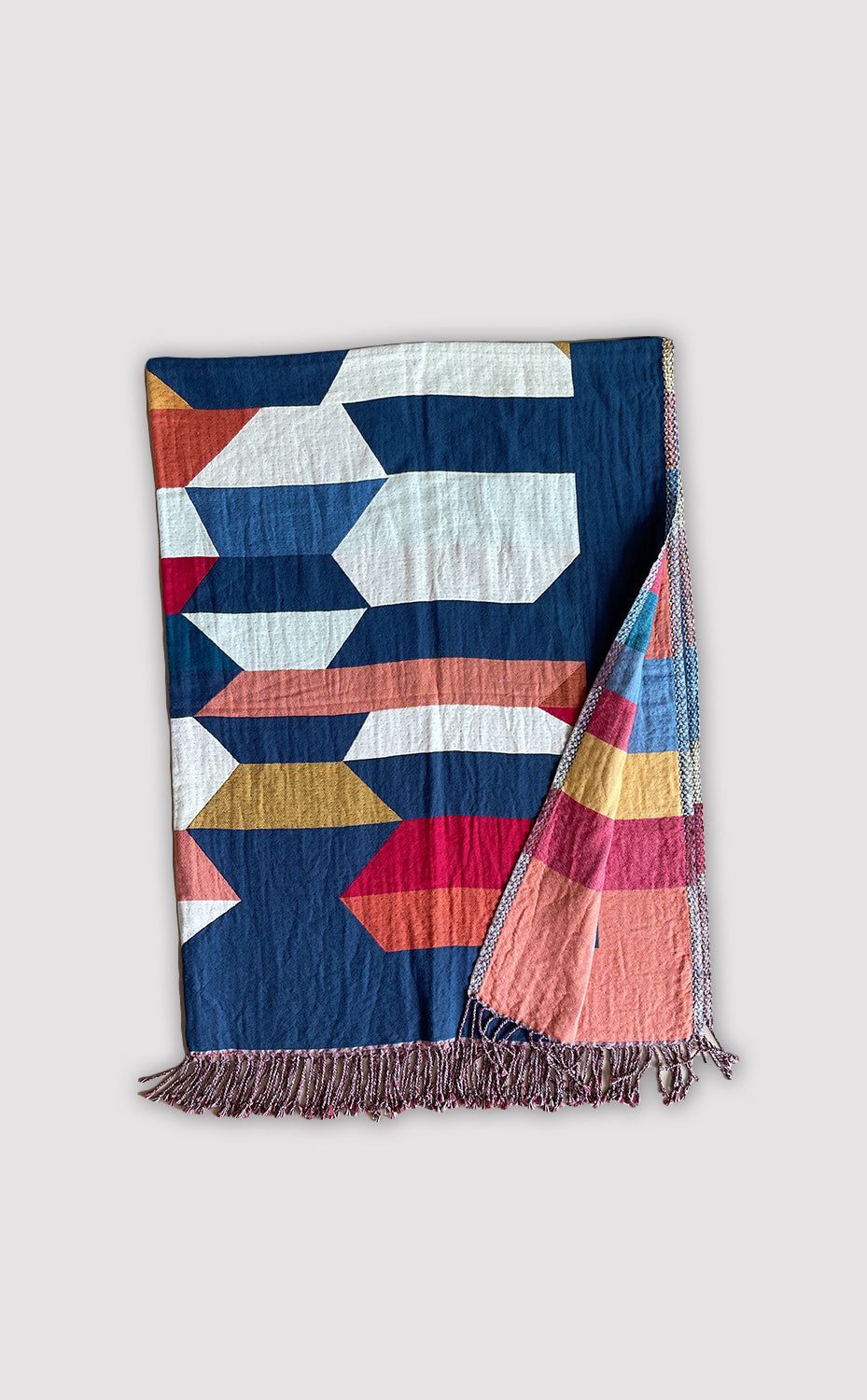 Multicolor Geometric Throw