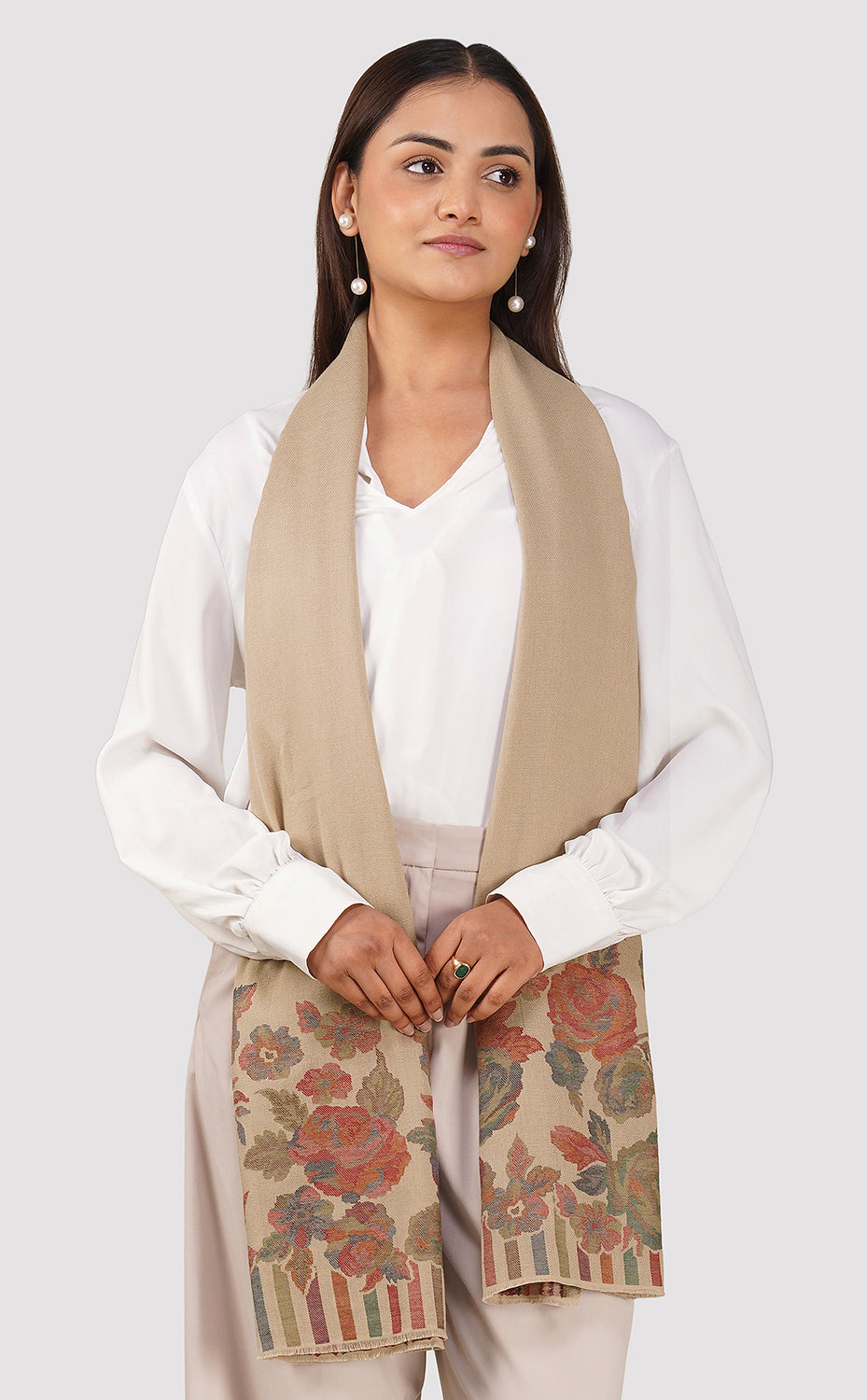 Rose Fawn Kani Stole
