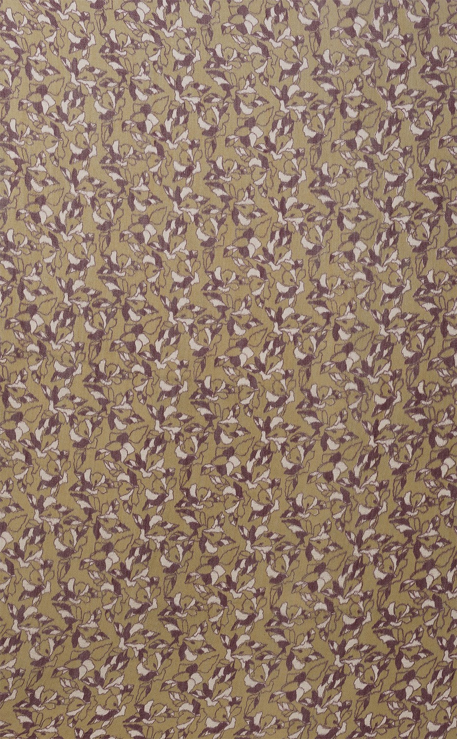 Olive Hues Wool Printed Stole