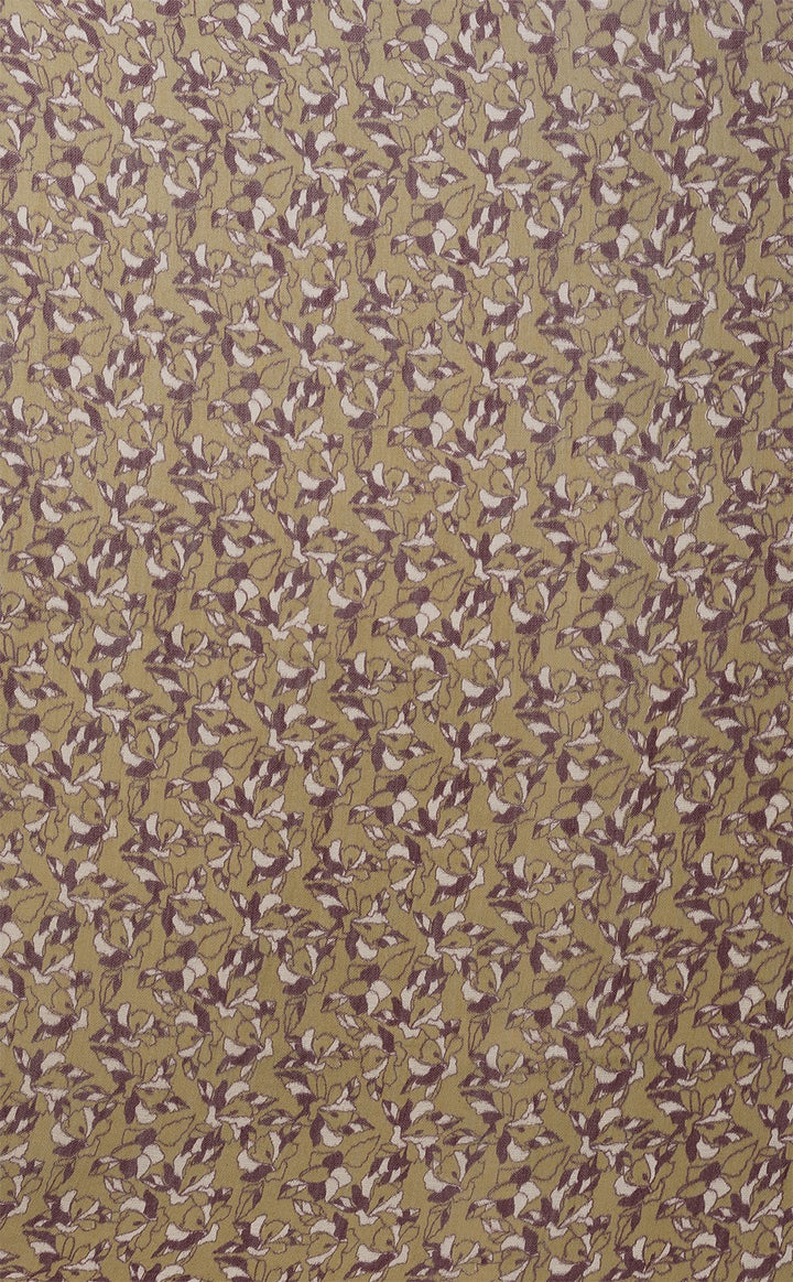 Olive Hues Wool Printed Stole
