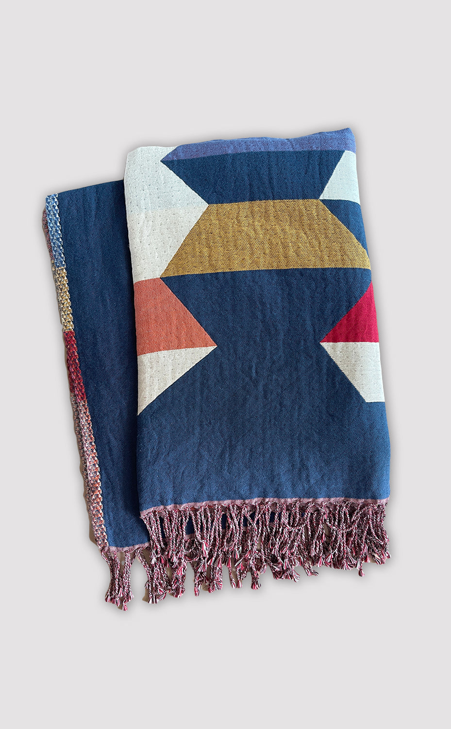 Multicolor Geometric Throw