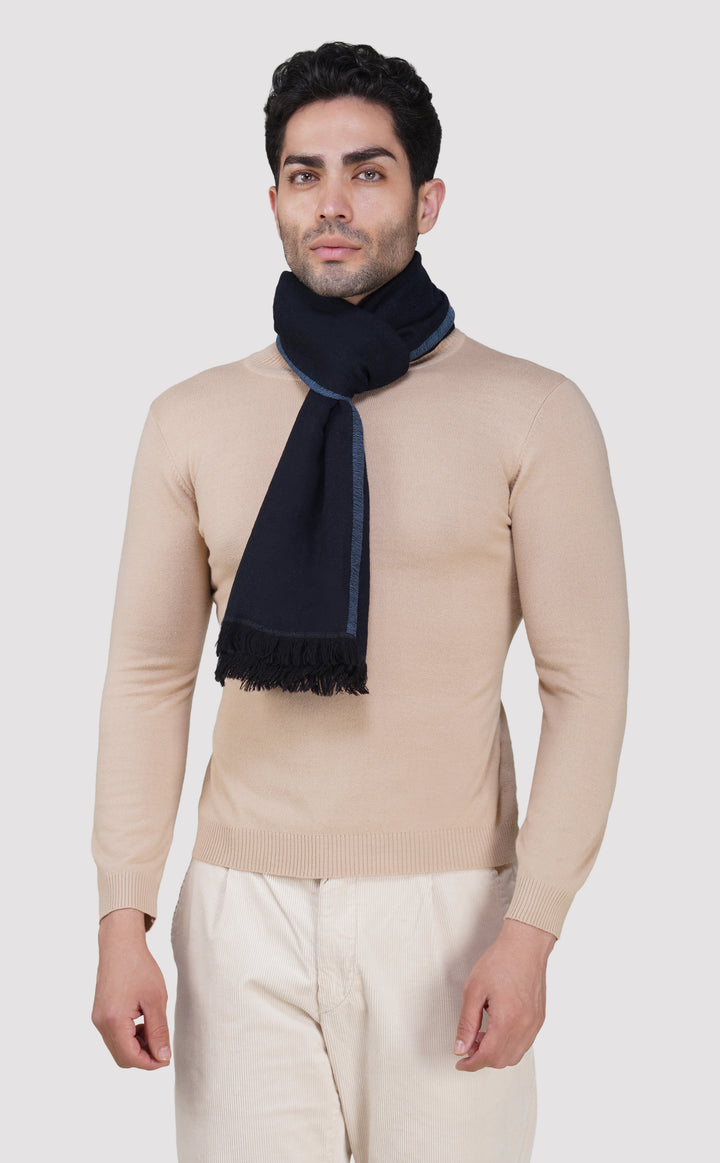Two Tone Navy Muffler