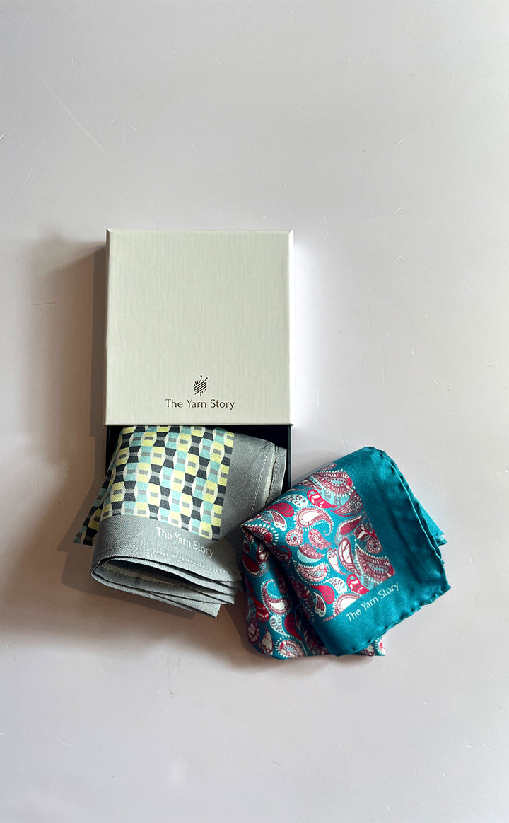 Geometric Paisley Set of 2