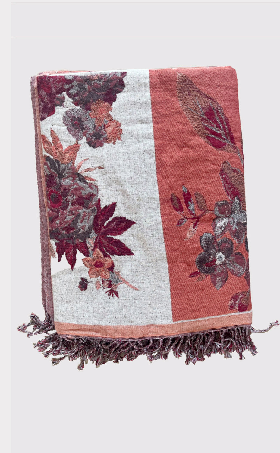 Rosewood Floral Throw