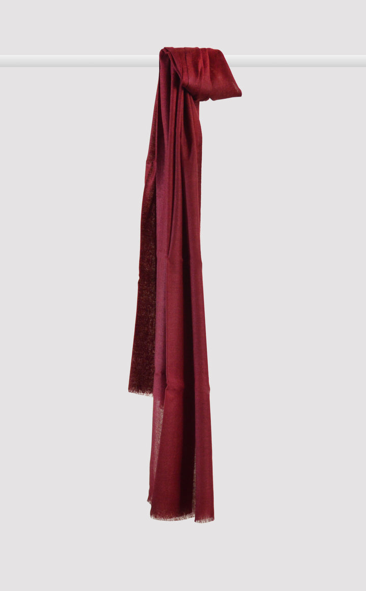 Maroon Twill Muffler