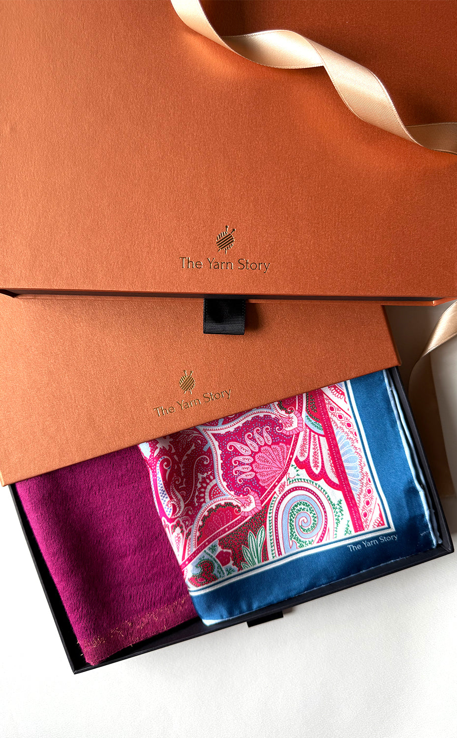 Fuchsia Paisley His Her Set