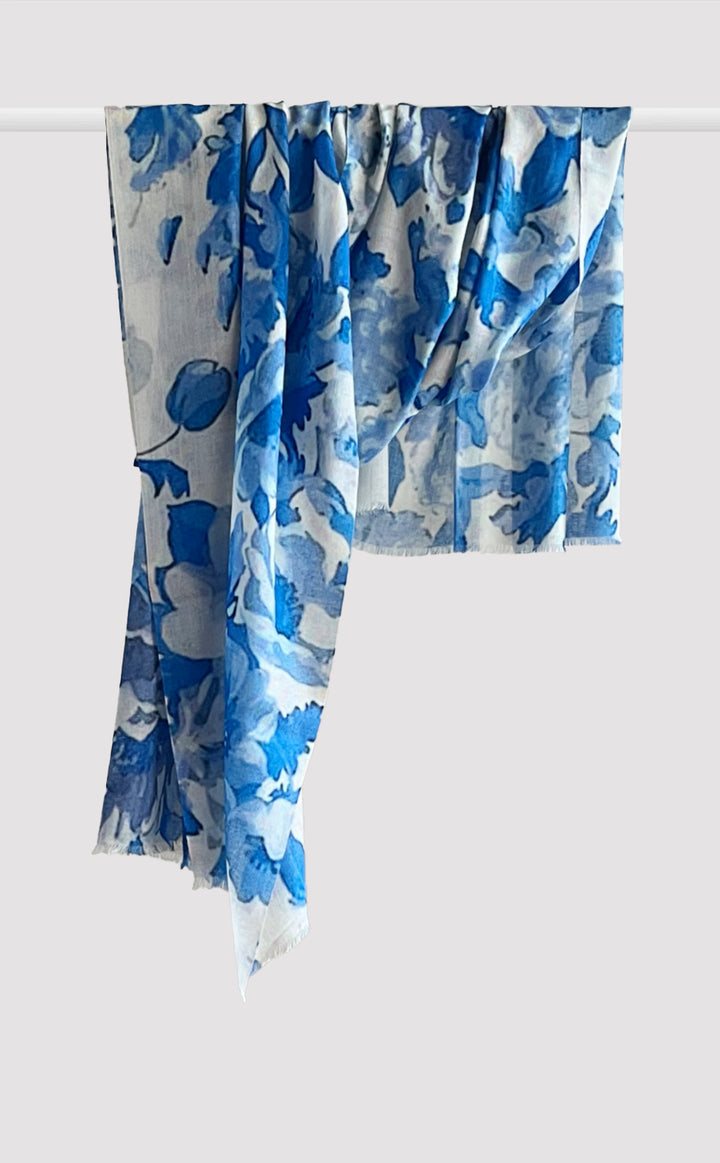 Bluebell Flora Cashmere Printed Stole