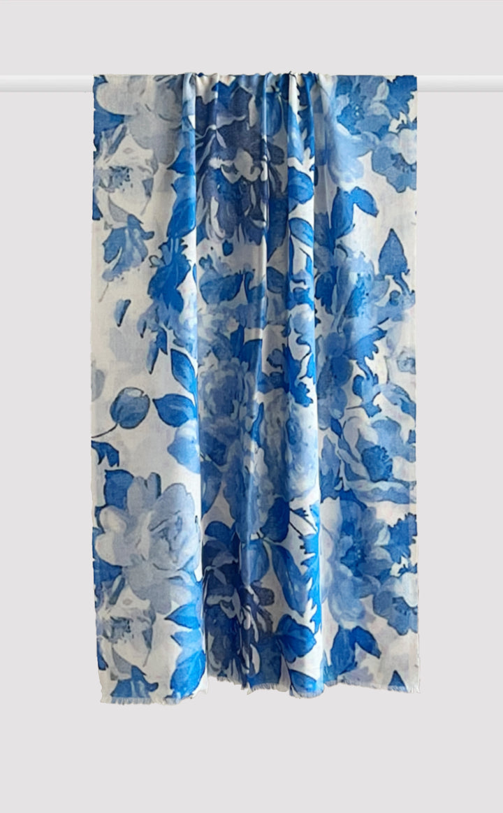 Bluebell Flora Cashmere Printed Stole