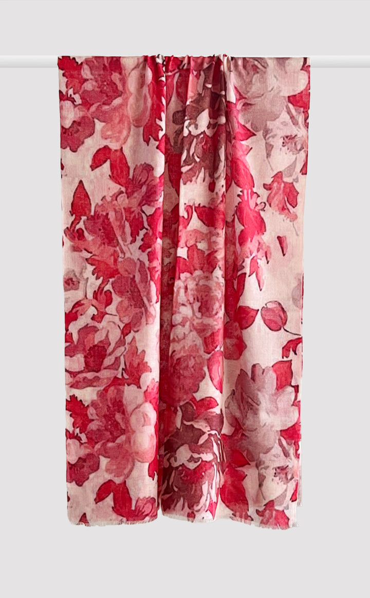 Petal Flora Cashmere Printed Stole