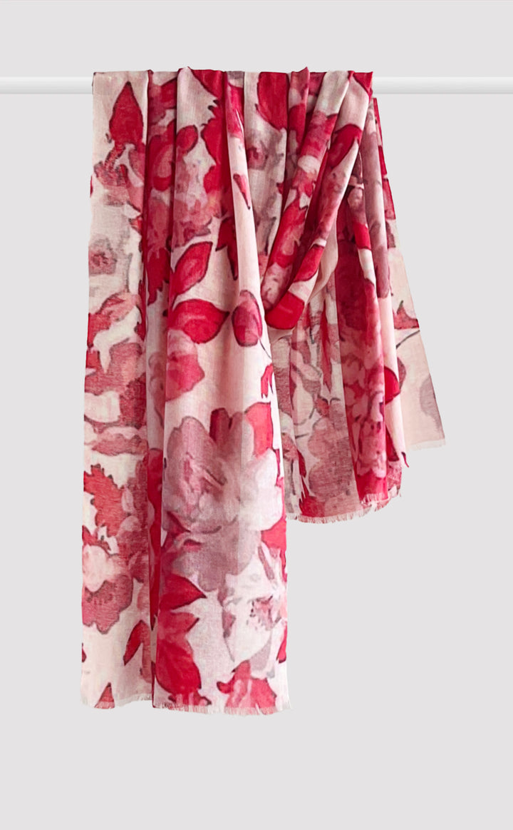 Petal Flora Cashmere Printed Stole