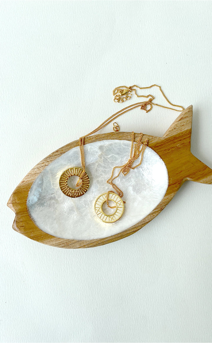 Ivory Sun Pendant