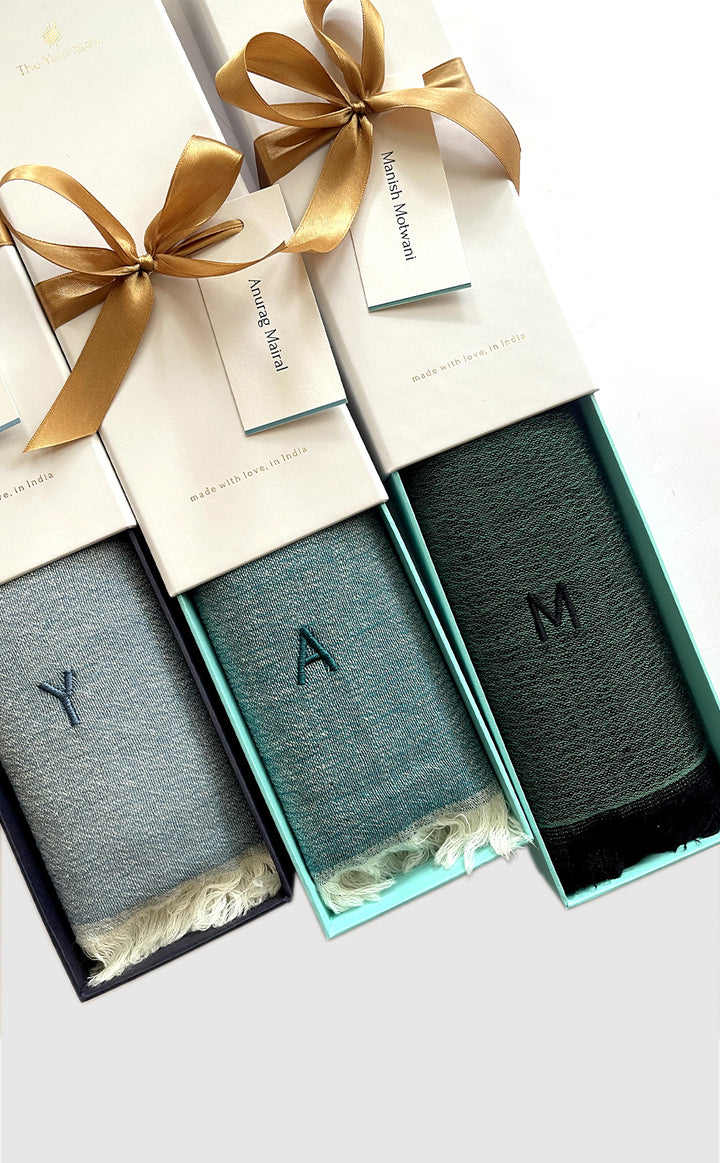 Personalised Two Toned Mufflers for Him