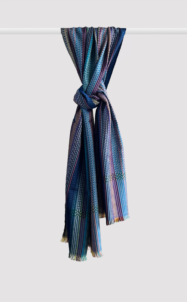 Ocean Serenade Merino Stole