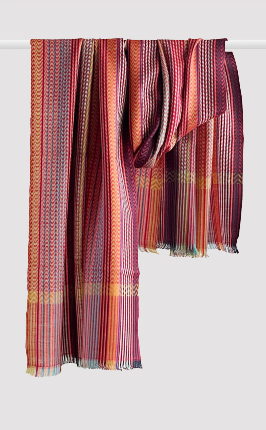 Sorbet Serenade Merino Stole